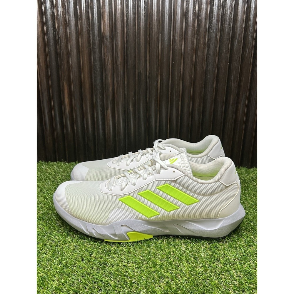 Size 12.5 - Adidas Amplimove White Lucid Lemon